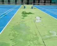 112台北醫學大學網球場清洗